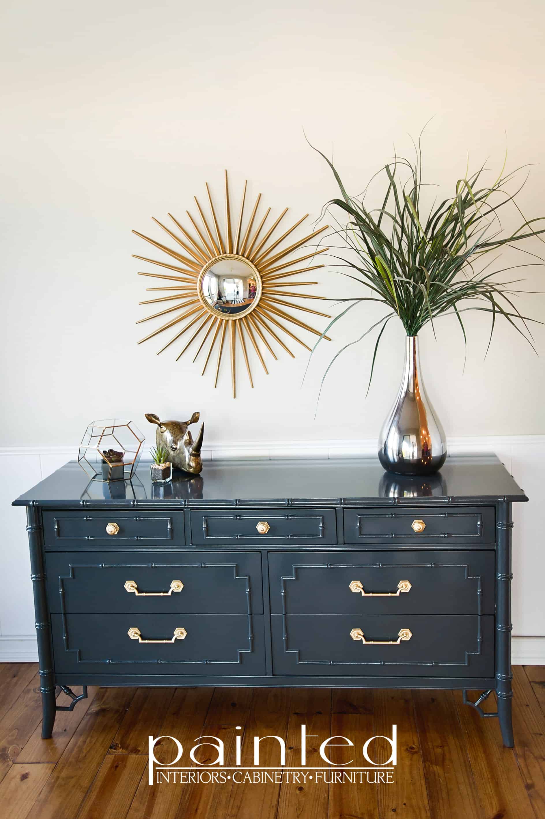 Thomasville Allegro Faux Bamboo Dresser Painted By Kayla Payne