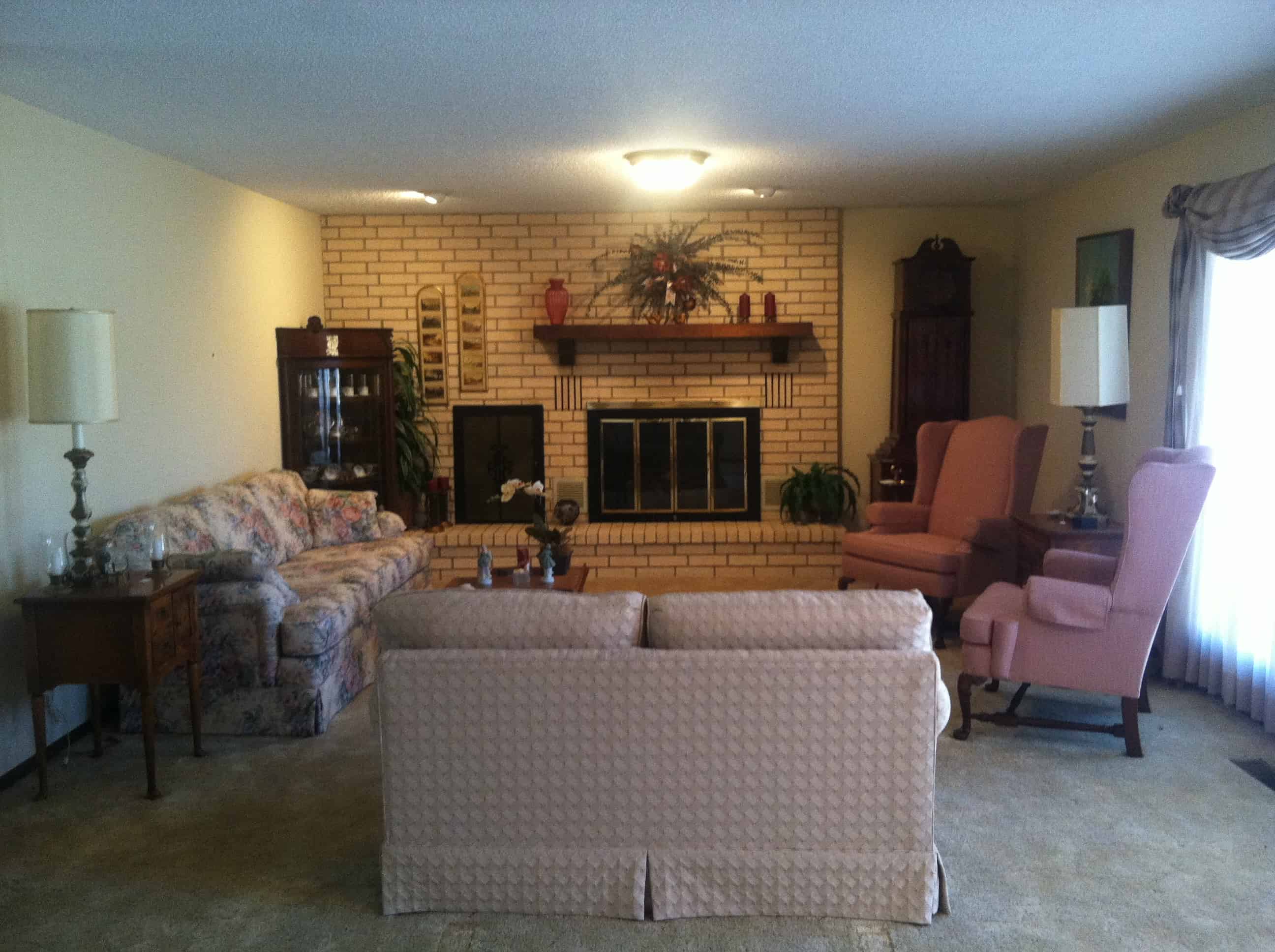 Updating An Old Living Room Painted By Kayla Payne