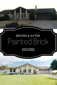 How we painted our ranch style brick house and took it from 70's dated to WOW!