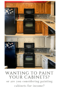 How to paint your kitchen cabinets.