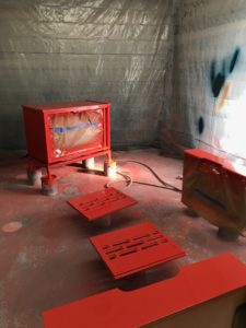 How to spray high gloss furniture in a paint booth