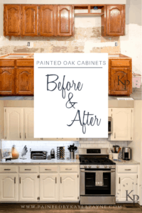 Sherwin Williams Alabaster Kitchen Cabinets - Painted by Kayla Payne