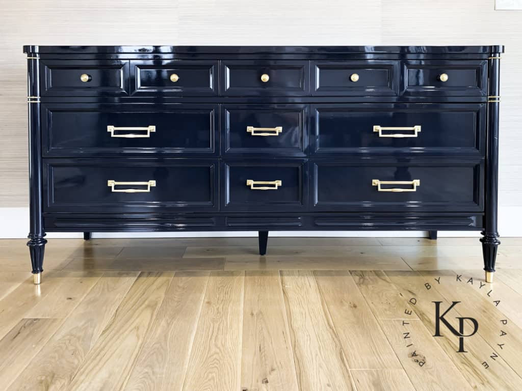 high gloss navy dresser-26 - Painted by Kayla Payne