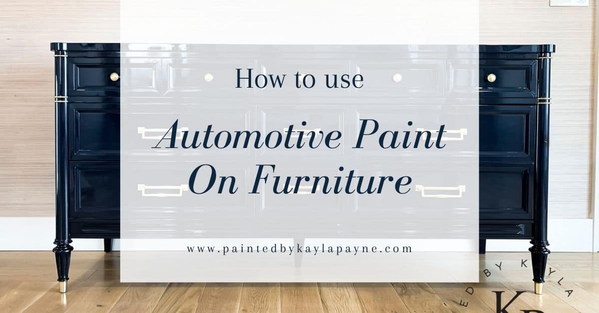 GORGEOUS SHINY THINGS: How to use a Paint Sprayer on Furniture