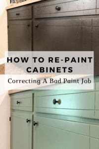 How To Repaint Kitchen Cabinets - Painted by Kayla Payne