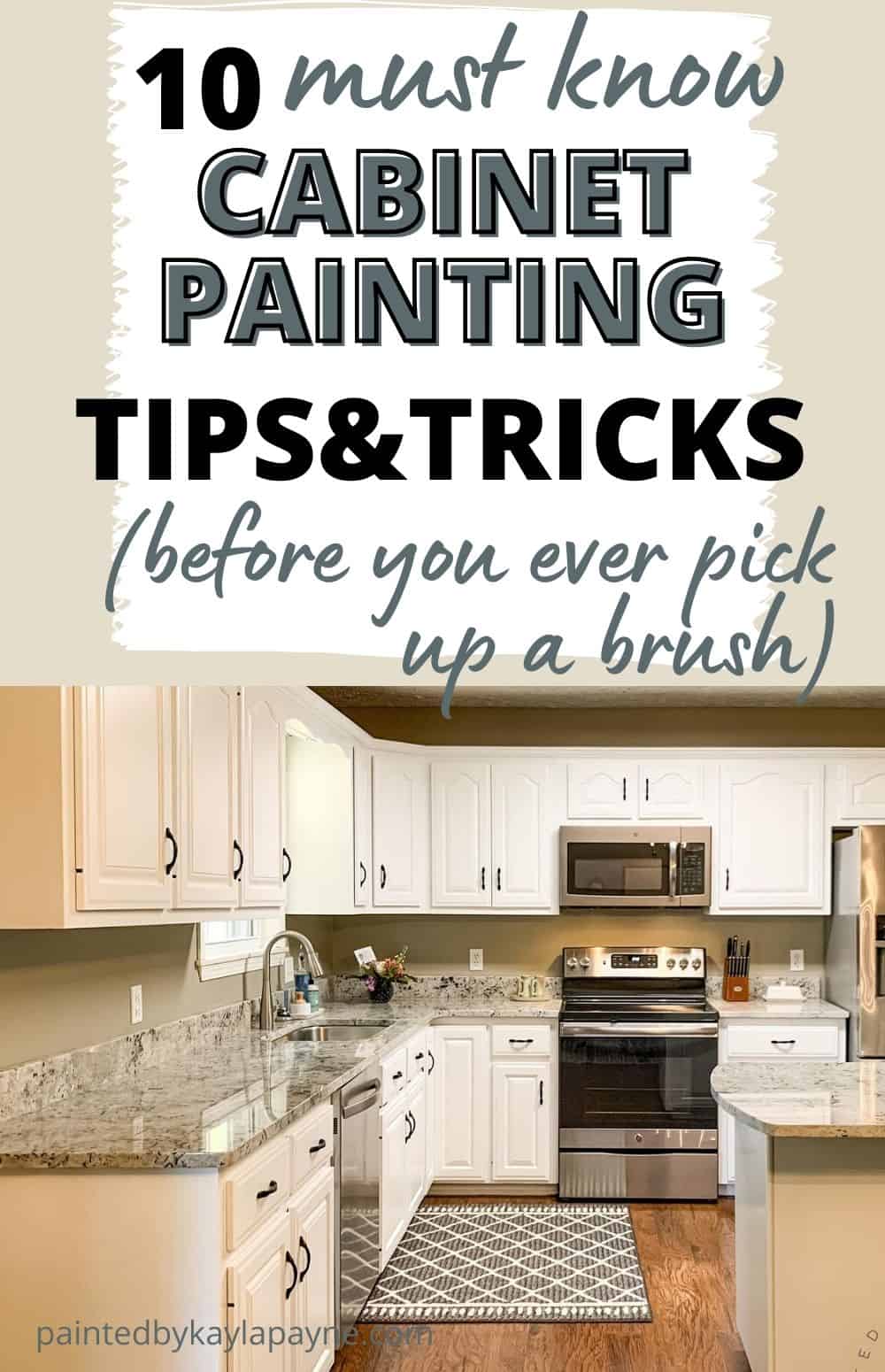 10 Must-Know Cabinet Painting Tips Before You Pick Up A Paint Brush ...