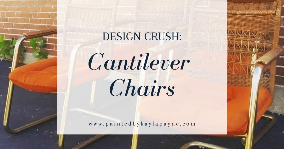 Vintage cantilever online chairs