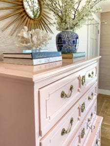 Sherwin Williams Blushing - Dresser Before & After