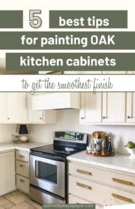 best tips for painting oak kitchen cabinets