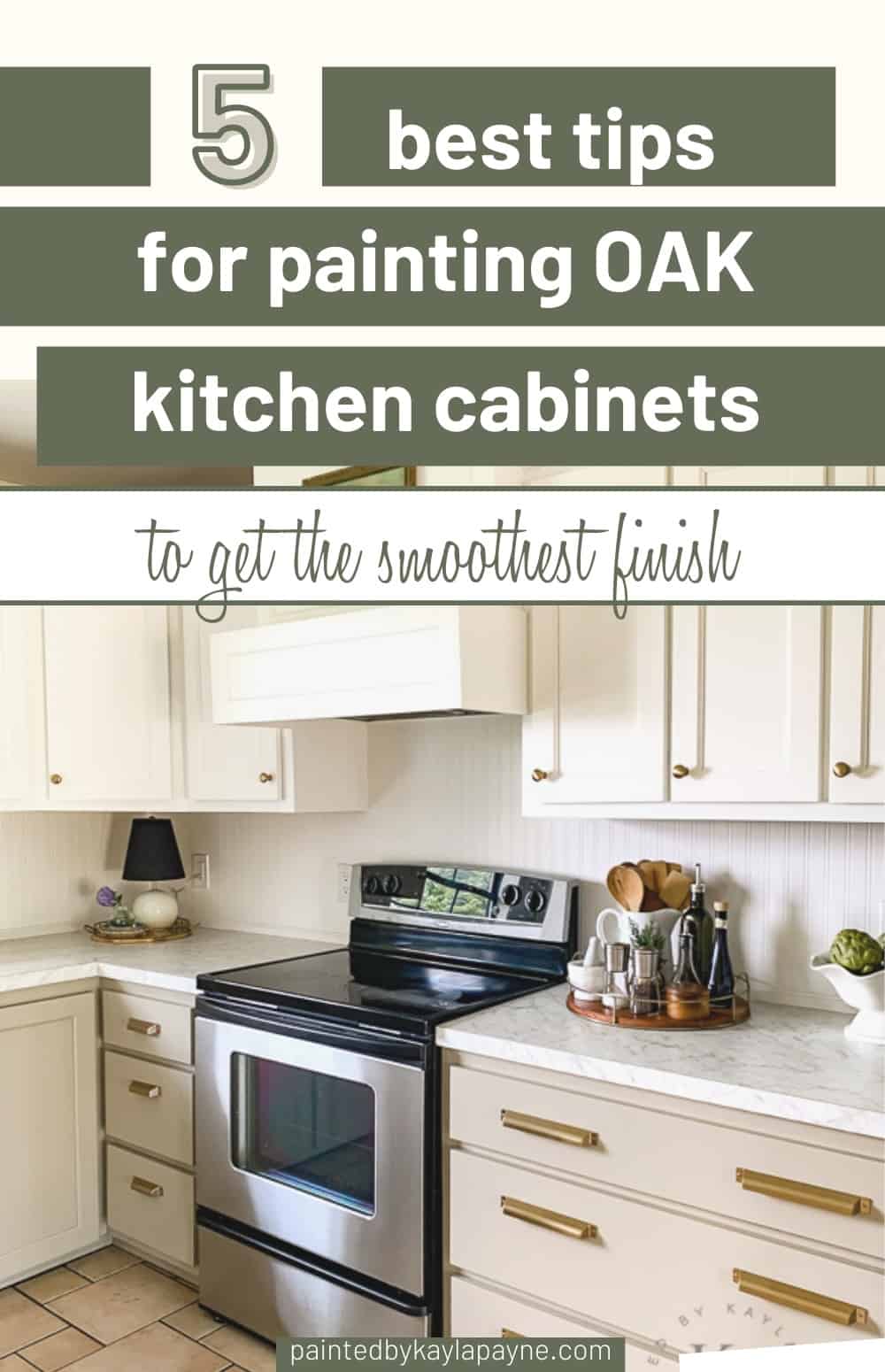 Painting Oak Cabinets: 5 Must-Know Tips To Achieve The Smoothest Finish ...