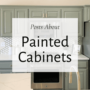 Painted Cabinets - Painted by Kayla Payne